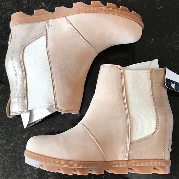 New Sorel Joan of Arctic Chelsea Wedge Lux Booties - Picture 7 of 16